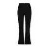 Not Basics Women's Organic Cotton Flared Leggings, Black In Black