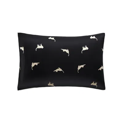 Not Just Pajama Black Cats Edition Silk Pillowcase
