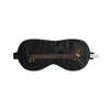 Not Just Pajama Men's Dachshund Dream Silk Sleeping Eye Mask - Black In Black