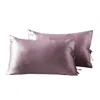 Not Just Pajama Pink Sleeping Beauty - Classic Pure Silk Queen Size Pillowcase - Purple In Pink