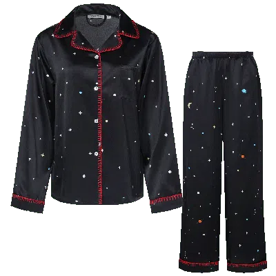 Not Just Pajama Women's Black Galaxy Edition