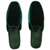 Not Just Pajama Women's Men Classic Handmade Slippers - Green Without Tassels In Green