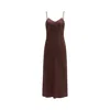 Not Just Pajama Women's Timeless Collection Silk Slip Dress - Brown In Brown