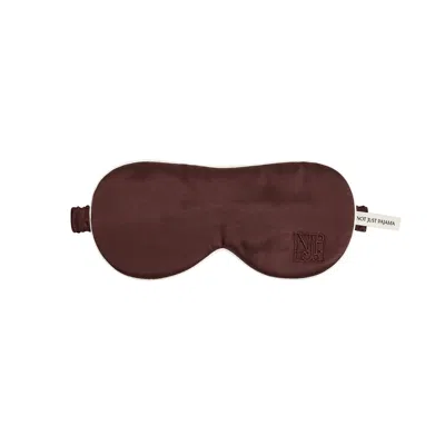 Not Just Pajama Women's Timeless Collection Sleep Mask - Brown