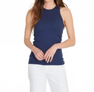 Not Monday Beckett Boyfriend Tank In Navy In Blue