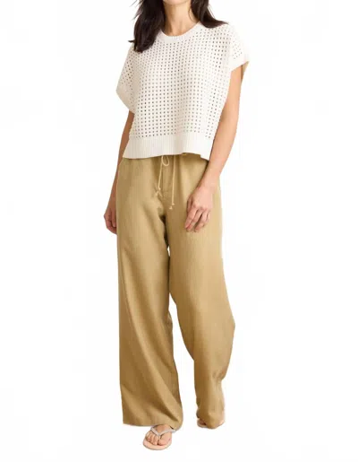 Not Monday Brynn Pant In Tan In Nude