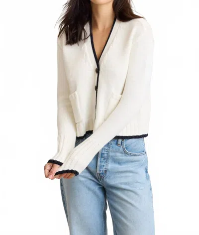 Not Monday Daphne Cardigan In Ivory