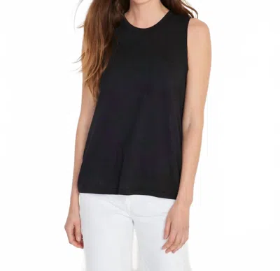 Not Monday Mina Sleeveless Tee In Black