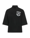 Not Normal Woman T-shirt Black Size L Cotton In Black