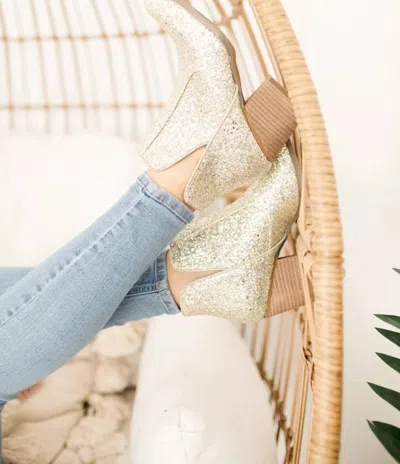 Not Rated Fiera Ankle Boots In Gold