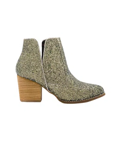 Not Rated Women's Fiera Booties In Bronze In Gold