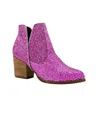 Not Rated Women's Fiera Booties In Pink In Pink