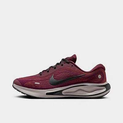Not Set Nike Men's Journey Run Running Shoes In Burgundy Crush/monarch/total Orange/black