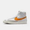 Not Set Nike Blazer Mid '77 Vintage Casual Shoes In Vintage White/summit White/sail/orange Peel