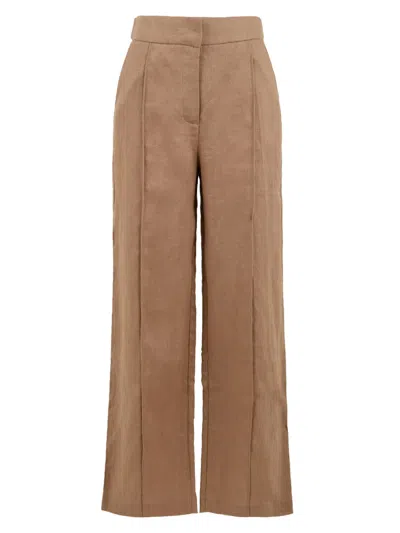 Not Shy Trousers In Brown