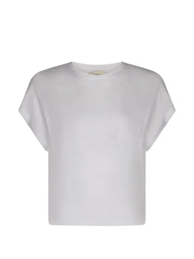 Not Shy Crew-neck T-shirt In White