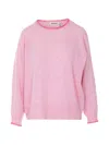 Not Shy Embroidered Sweater In Pink