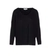 Not Shy V-neck Cashmere Sweater In Black