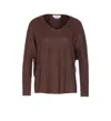 Not Shy V-neck Cashmere Sweater In Brown