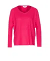Not Shy V-neck Cashmere Sweater In Pink