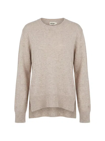 Not Shy Fine-knit Cashmere Sweater In Neutrals