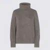 Not Shy Grey Cashmere Audrey Knitwear In Gray
