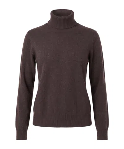Not Shy Long-sleeved Sweater In Brown