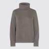 Not Shy Grey Cashmere Audrey Knitwear In Gray