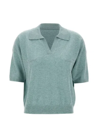 Not Shy Myles Polo Top In Green
