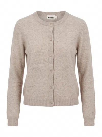 Not Shy `naline` Vest In Beige