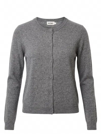 Not Shy `naline` Vest In Gray