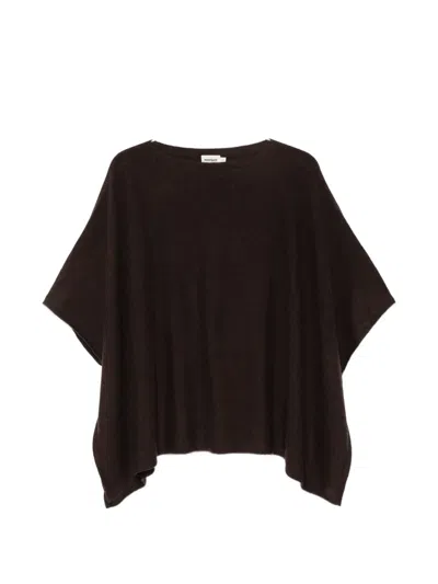 Not Shy Pamina Cashmere Poncho In Brown