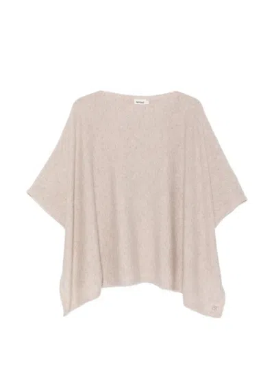 Not Shy Pamina Cashmere Poncho In Neutrals