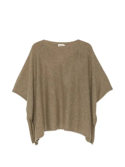 Not Shy `pamina` Poncho In Green