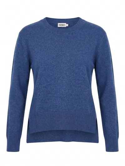 Not Shy `priska` Round Neck Sweater In Beige