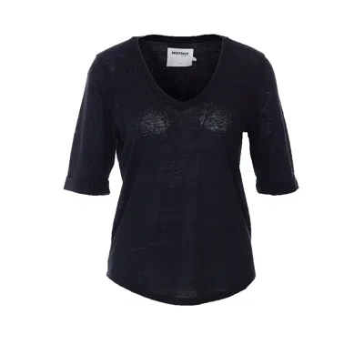 Not Shy Romana T-shirt In Black