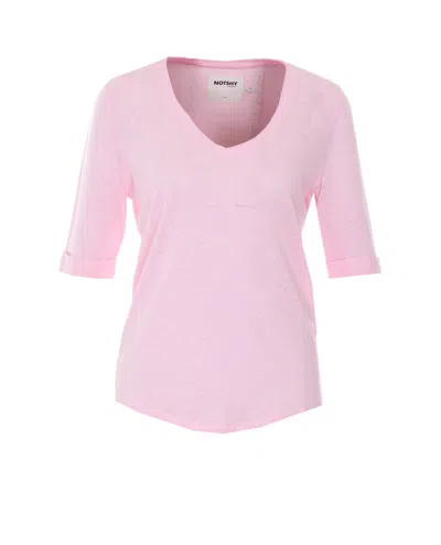 Not Shy Romana T-shirt In Pink