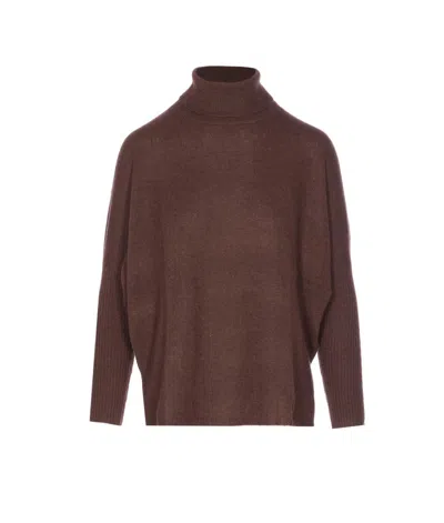 Not Shy Margareth Sweater In Brown