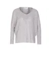 Not Shy Faustine Sweater In Gray