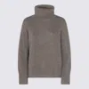 Not Shy Grey Cashmere Audrey Knitwear In Gray