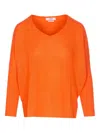 Not Shy V-neck Cashmere Sweater In Red