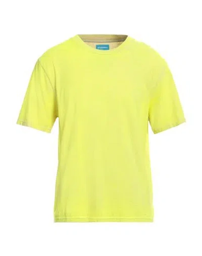 Not So Normal Man T-shirt Yellow Size L Cotton, Recycled Cotton