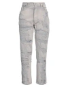 Not So Normal Woman Denim Pants Grey Size 34 Cotton In Grey