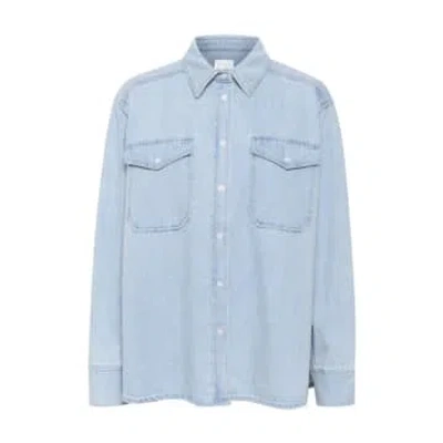 Not Specified Part Two Collette Shirt Blue Denim