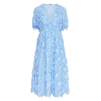Not Specified Yas Pazylla Midi Dress In Blue