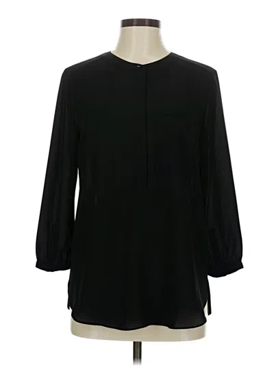Pre-owned Not Your Daughter's Jeans 3/4 Sleeve Blouse In Black