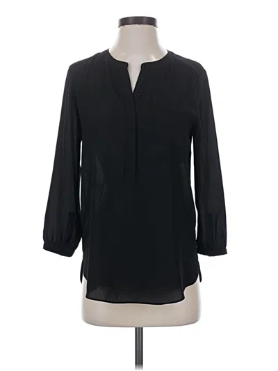 Pre-owned Not Your Daughter's Jeans 3/4 Sleeve Blouse In Black