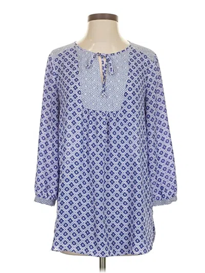 Pre-owned Not Your Daughter's Jeans 3/4 Sleeve Blouse In Blue
