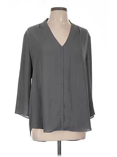 Pre-owned Not Your Daughter's Jeans 3/4 Sleeve Blouse In Gray