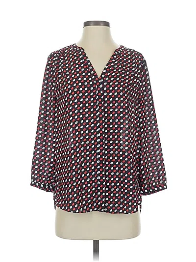 Pre-owned Not Your Daughter's Jeans 3/4 Sleeve Blouse In Red